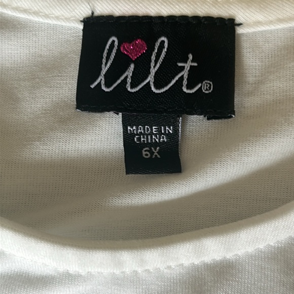 Lilt little girls butterfly sequined dress with tulle skirt Size 6X. NWT. - Picture 5 of 6